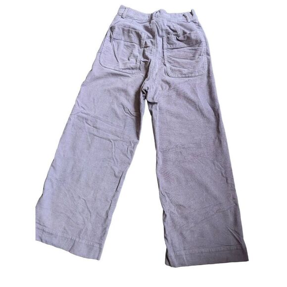 A.L.C Jay corduroy high-rise wide leg cropped pants size 0 - Picture 3 of 8